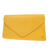 Louis Vuitton Vintage Pre-owned Laeder kuvertvskor Yellow, Dam