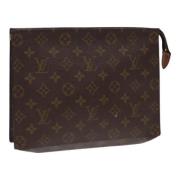 Louis Vuitton Vintage Pre-owned Canvas necessrer Brown, Dam