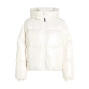 Tommy Hilfiger New York Kort Dunjacka White, Dam