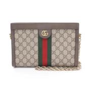 Gucci Vintage Pre-owned Laeder gucci-vskor Beige, Dam