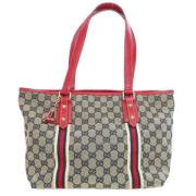 Gucci Vintage Pre-owned Canvas gucci-vskor Beige, Dam