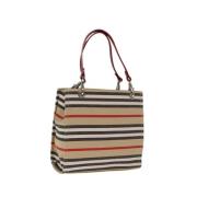 Burberry Vintage Pre-owned Canvas handvskor Multicolor, Dam