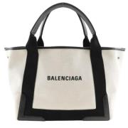 Balenciaga Vintage Pre-owned Canvas balenciaga-vskor Beige, Dam