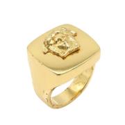 Versace Pre-owned Pre-owned Metall ringar Yellow, Dam