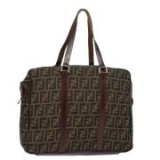 Fendi Vintage Pre-owned Canvas totevskor Brown, Dam