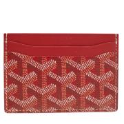 Goyard Vintage Pre-owned Belagd canvas plnbcker Red, Dam