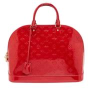 Louis Vuitton Vintage Pre-owned Laeder handvskor Red, Dam