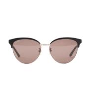 Gucci Vintage Pre-owned Plast solglasgon Brown, Dam