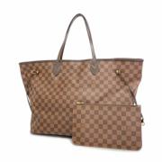 Louis Vuitton Vintage Pre-owned Tyg louis-vuitton-vskor Brown, Dam