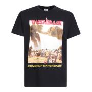 The Salvages Svart Grafiskt Tryck Rundhals T-shirt Black, Herr