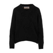 Circus Hotel Stiliga Sweaters Kollektion Black, Dam