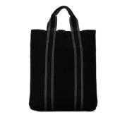 Hermès Vintage Pre-owned Canvas handvskor Black, Dam