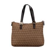 Fendi Vintage Pre-owned Canvas totevskor Brown, Dam