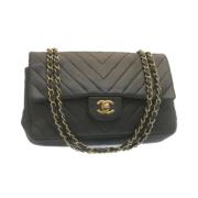 Chanel Vintage Pre-owned Laeder chanel-vskor Black, Dam