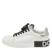 Dolce & Gabbana Pre-owned Pre-owned Laeder sneakers White, Dam