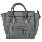 Celine Vintage Pre-owned Laeder handvskor Gray, Dam