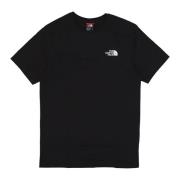 The North Face Svart/Guld Collage Tee Kortärmad Black, Herr