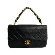 Chanel Vintage Pre-owned Laeder chanel-vskor Black, Dam