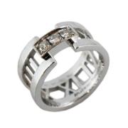 Tiffany & Co. Pre-owned Pre-owned Vitt guld ringar Gray, Dam