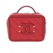 Chanel Vintage Pre-owned Laeder chanel-vskor Red, Dam