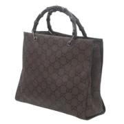 Gucci Vintage Pre-owned Canvas gucci-vskor Brown, Dam