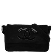 Chanel Vintage Pre-owned Tyg chanel-vskor Black, Dam