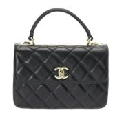 Chanel Vintage Pre-owned Laeder chanel-vskor Black, Dam