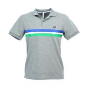 Sun68 Herr Polo Skjorta med Multifärgade Band Multicolor, Herr