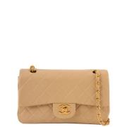 Chanel Vintage Pre-owned Tyg chanel-vskor Beige, Dam