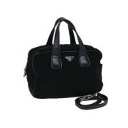 Prada Vintage Pre-owned Bomull prada-vskor Black, Dam