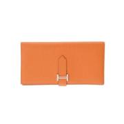 Hermès Vintage Pre-owned Laeder plnbcker Orange, Dam