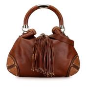 Gucci Vintage Pre-owned Laeder handvskor Brown, Dam