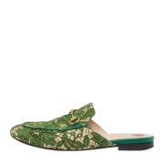 Gucci Vintage Pre-owned Laeder sandaler Green, Dam