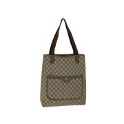 Gucci Vintage Pre-owned Canvas gucci-vskor Beige, Dam