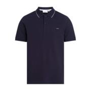 Calvin Klein Stretch Pique Tipping Polo Blue Blue, Herr