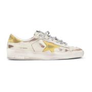 Golden Goose Beige & Neutrala Läder Sneakers Aw24 Beige, Herr