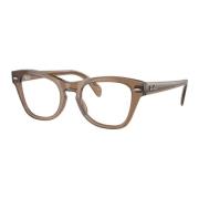 Ray-Ban Snygga Ljusbruna Glasögonbågar Brown, Unisex