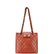 Chanel Vintage Pre-owned Laeder chanel-vskor Orange, Dam