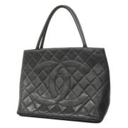 Chanel Vintage Pre-owned Laeder chanel-vskor Black, Dam