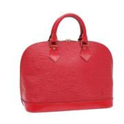 Louis Vuitton Vintage Pre-owned Laeder handvskor Red, Dam