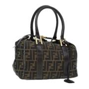 Fendi Vintage Pre-owned Canvas fendi-vskor Black, Dam