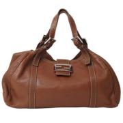 Fendi Vintage Pre-owned Laeder fendi-vskor Brown, Dam