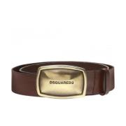 Dsquared2 Affärsplåt Bälte Brown, Herr