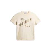 Golden Goose Avslappnad Bomull T-shirt Beige, Herr