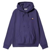 Carhartt Wip Amerikansk Script Huvtröja Purple, Herr