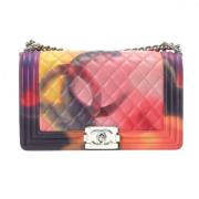 Chanel Vintage Pre-owned Laeder chanel-vskor Multicolor, Dam