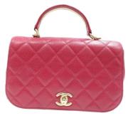 Chanel Vintage Pre-owned Laeder chanel-vskor Pink, Dam