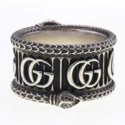 Gucci Vintage Pre-owned Silver ringar Black, Dam