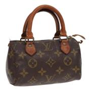 Louis Vuitton Vintage Pre-owned Canvas handvskor Brown, Dam