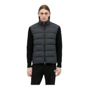 Moncler Vadderad Huva med Dragkedja Black, Herr